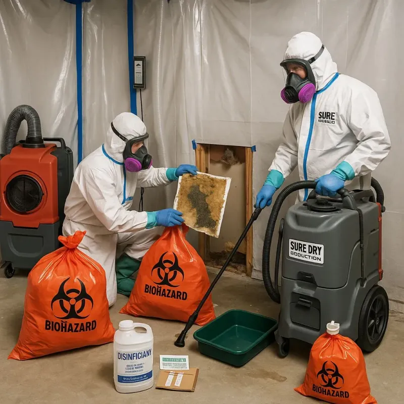 Contaminated Water Handling Protocols process in Pepper Pike, OH